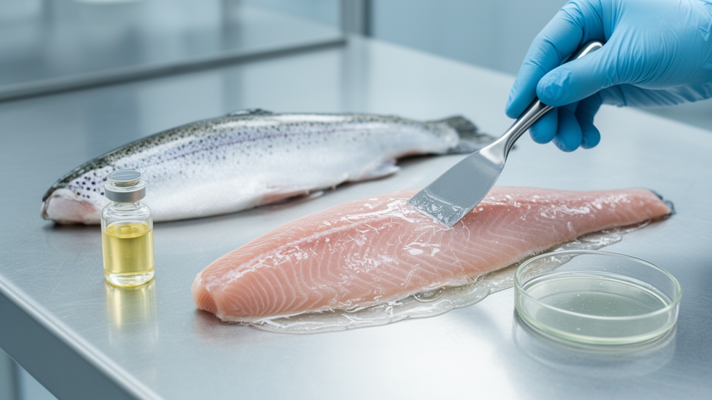 Peppermint Oil Nanocarriers in Gelatin Coatings Slow Microbial Spoilage of