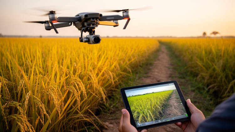 Research report: Vision-based rice panicle phenotyping from oblique UAV imagery