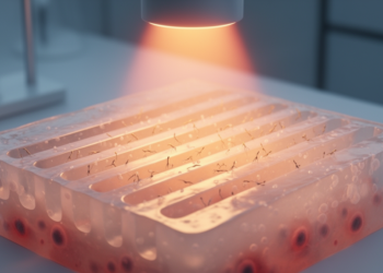 Research report: Near-infrared light-activated collagen-based hydrogel with oriented microchannel structure promoting fibroblast infiltration and inflammatory resolution‌