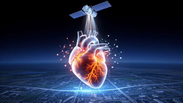 Satellite Data and Explainable AI Predict Regional Heart Disease Risk