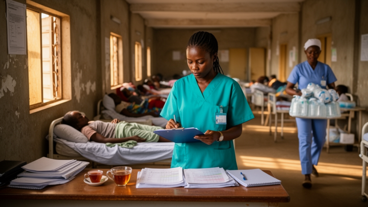 Nurses in Cameroon's Buea Health District describe heavy workloads and lean coping strategies