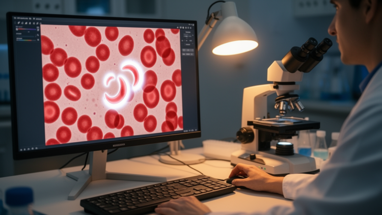Explainable AI reads red blood cell shapes from plain brightfield microscope images