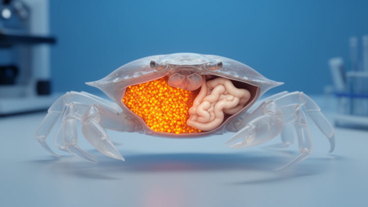 Cadmium hides in the swimming crab's hepatopancreas, not its gonads