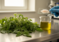 Tomato leaves discarded after harvest yield rutin-rich extract that lingers in skin layers