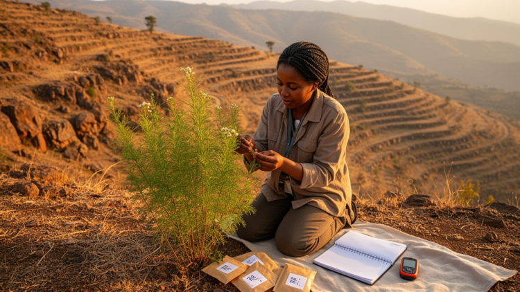 Genetic study of endangered Ethiopian kebericho reveals moderate diversity shaped by geography