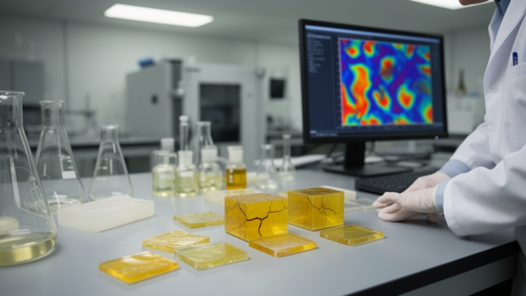 Research report: Unsupervised learning-based analysis of degradation behavior in filler-containing amine-cured epoxy formulations