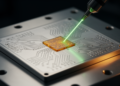 Laser pulses and a phase-change material fix faulty silicon photonic switches with zero static power
