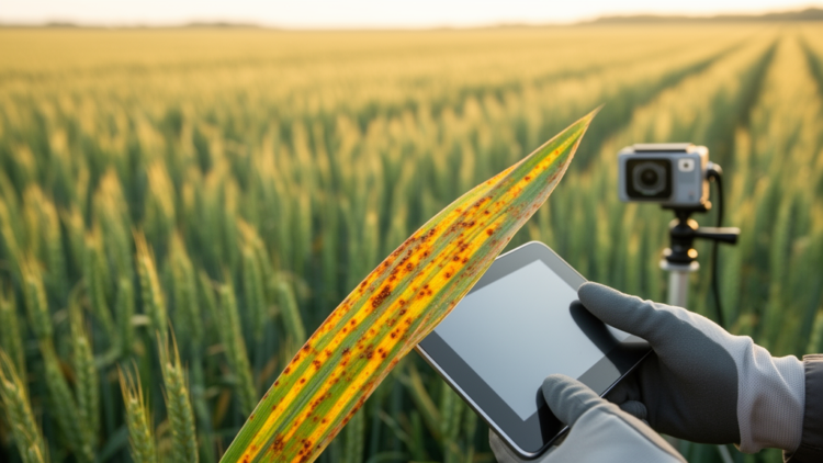 AI pipeline sharpens detection of yellow rust on wheat leaves