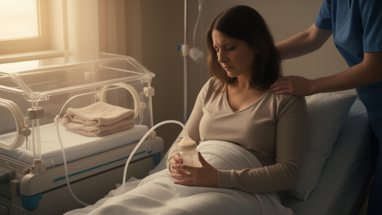 Mothers of preterm infants face guilt, pumps and fragile support in breastfeeding, review finds