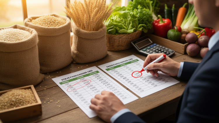 Ranking rules, not fancy models, decide which food price shocks get flagged