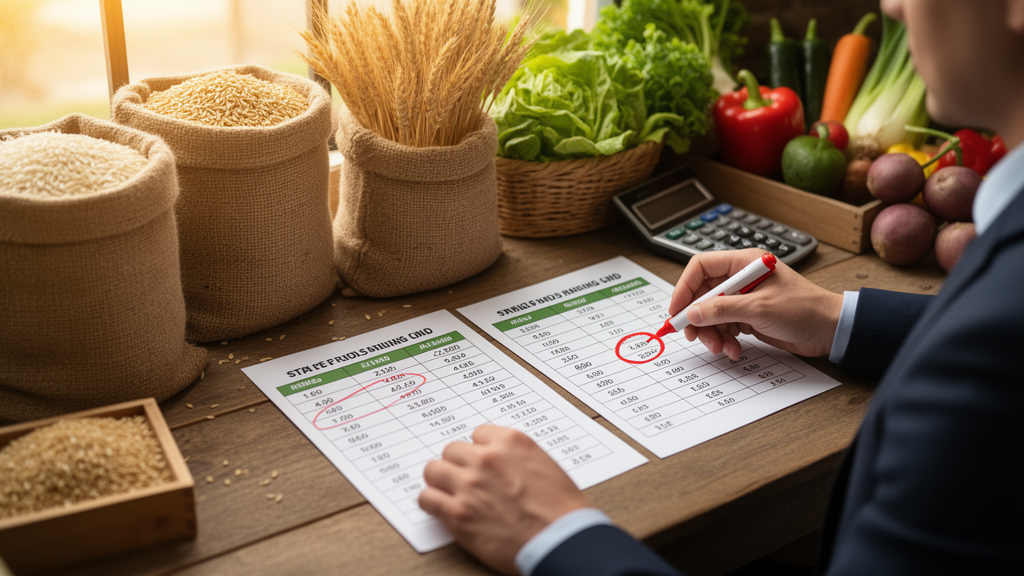 Ranking rules, not fancy models, decide which food price shocks get flagged