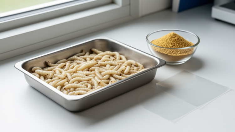 Black soldier fly larvae fractions show promise for food and packaging uses