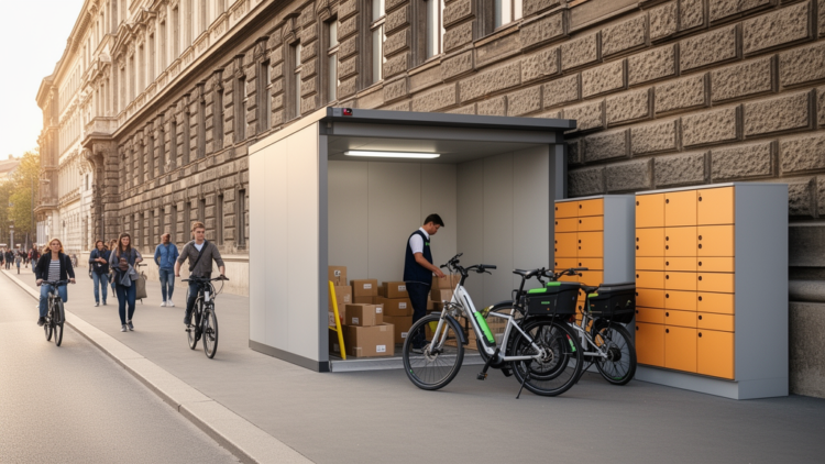Budapest Picks Two Spots for City Logistics Micro-Hubs