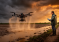 Fuzzy Logic Meets Machine Learning to Keep Farm Drones Flying Through Sandstorms and Floods