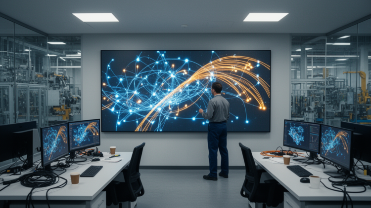 Survey Maps How Complex Networks Are Visualized in Industrial Manufacturing