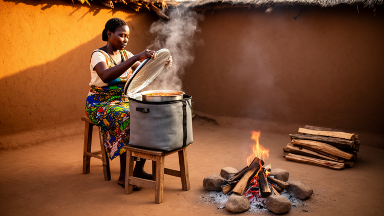 Insulated Cooking Bag Cuts Firewood Use by 46 Percent in Rural Ghana