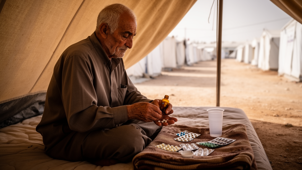 Nearly all displaced Syrians with type 2 diabetes in Northwest Syria camps show suboptimal medication adherence