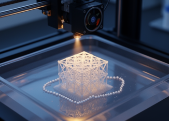 3D printer grows structures by chasing light, bead by bead