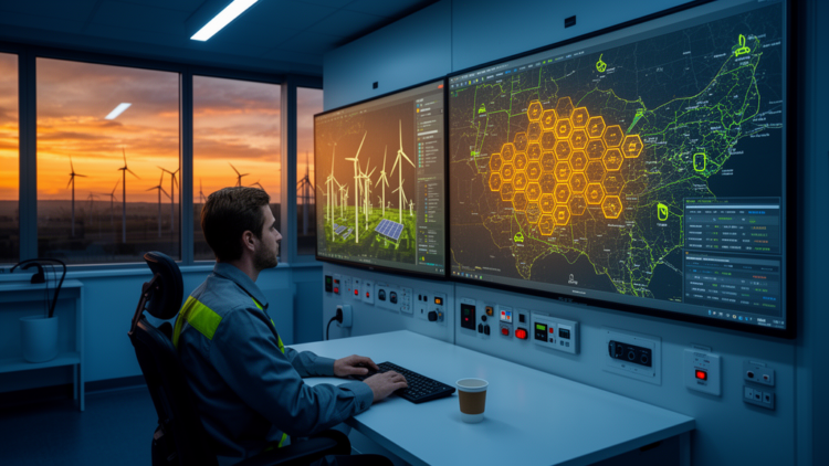 Hybrid bee–genetic algorithm tames power flow in renewable and EV grids