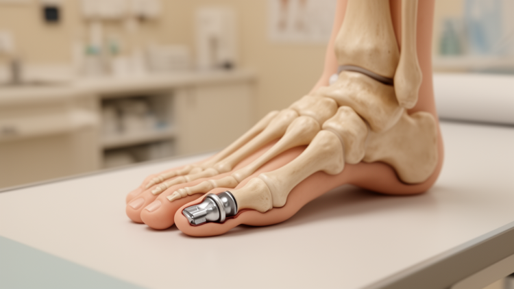Big toe replacement eases pain, but implants falter over time, review finds
