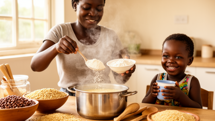 Malted Bean and Broken Rice Flour Shows Nutritional Promise for Young Children in Uganda