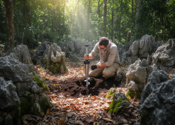Forest gaps speed up seasonal microbial turnover in karst forest soils