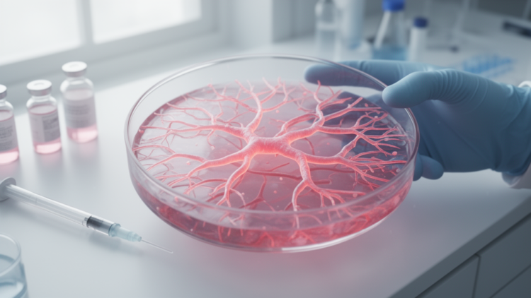 Scientists Build Blood Vessel Organoids in Six Days Using Genetic Programming