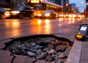 Potholes Predict Chaos: Machine Learning Fuses Pavement Data with Traffic Risk