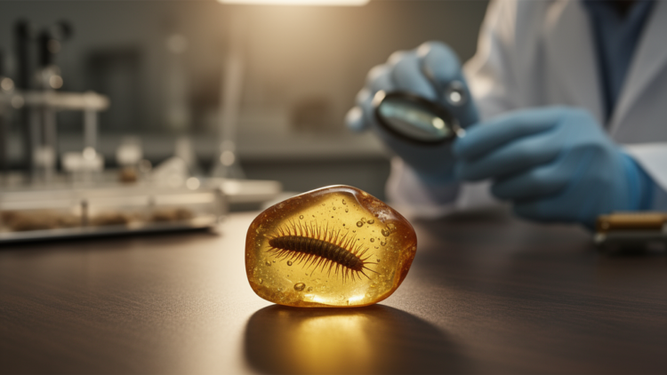 Cretaceous Amber Reveals Tiny Bristly Millipedes That Grew Into Eocene Giants