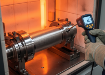 Ultrasonic Impact Treatment Survives the Heat: Gear Shaft Stresses Hold Firm at 65 °C