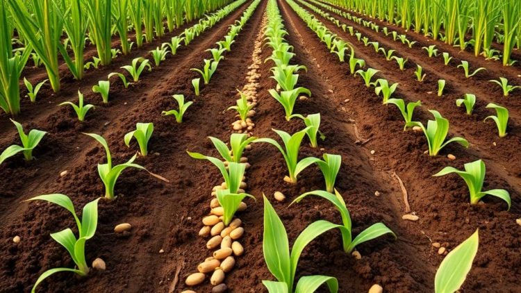 Sugarcane Rows Reshape Peanut Soil Fungi and Metabolites in Long-Monocultured Fields