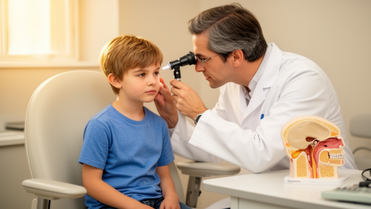 Rare Gradenigo Syndrome With Retropharyngeal Abscess Resolved Rapidly in a 10-Year-Old