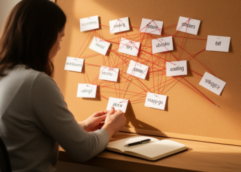 Vocabulary size shapes how adults link words in memory networks