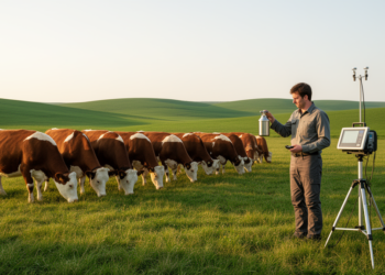 Fewer Methane Spot-Samples Than Expected Suffice for Breeding Lower-Emitting Cattle