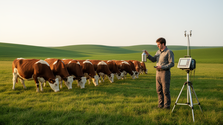 Fewer Methane Spot-Samples Than Expected Suffice for Breeding Lower-Emitting Cattle