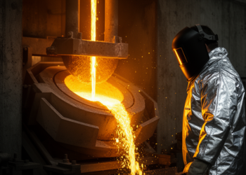 Simulated Gold Melting Reveals How Furnace Geometry Shapes Heating