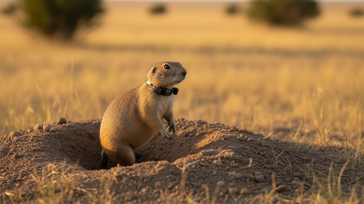 Heavier prairie dogs move with lower acceleration, collar data reveal
