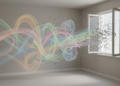 Turbulent Fluctuations Do Most of the Work in Pumping Ventilation Pollutant Removal