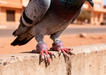 Foot Deformities Strike One in Seven Urban Pigeons in Namibian City