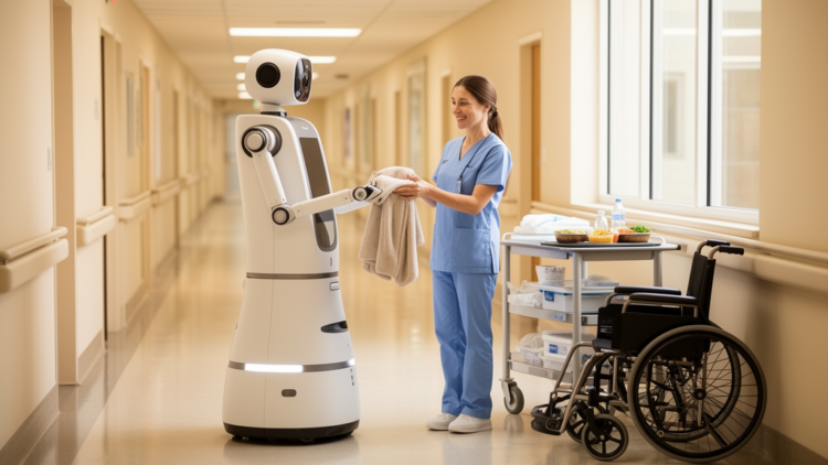 Vision-Language Robot Attendant Handles Five Hospital Tasks, But Reliability Lags