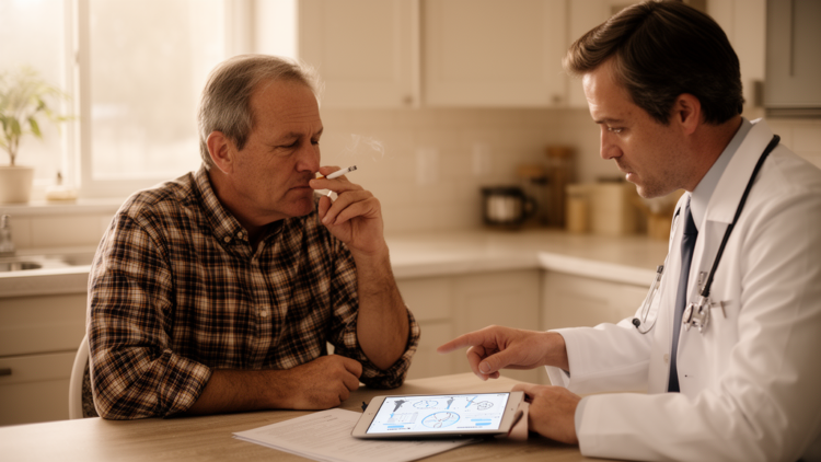 Smoking Patterns in the Six Years Before Diagnosis Predict Vascular Disease Risk