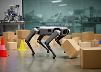 Simulated Robot Navigates Obstacles but Reveals the Cost of Purely Reactive Control
