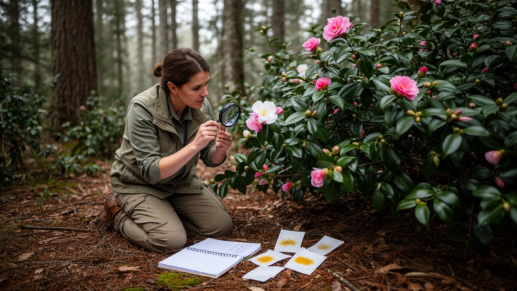 Botanists Merge Two Camellia Species and Confirm a Third Using Genomes, Pollen and Fieldwork