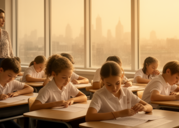 School-area PM10 linked to differences in children's cognitive test scores