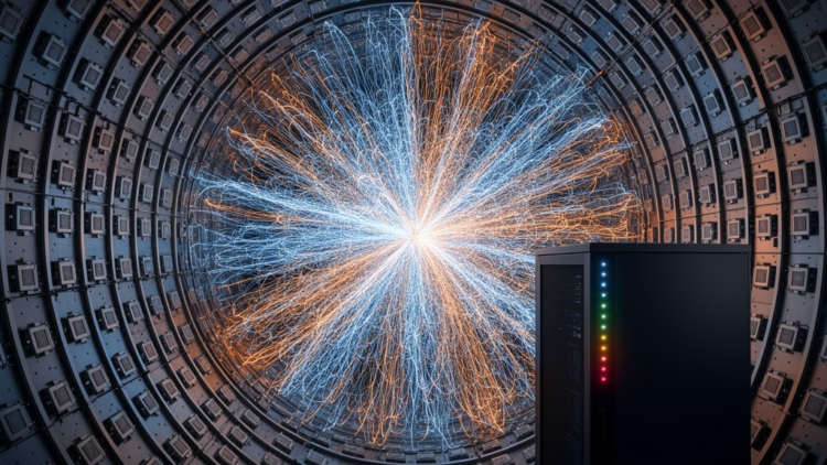 Self-Supervised AI Learns to Read the Densest Neutrino Events Ever Recorded