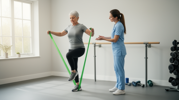 12 Weeks of Elastic Band Training Linked to Better Balance and Gait in Older Adults with Sarcopenia