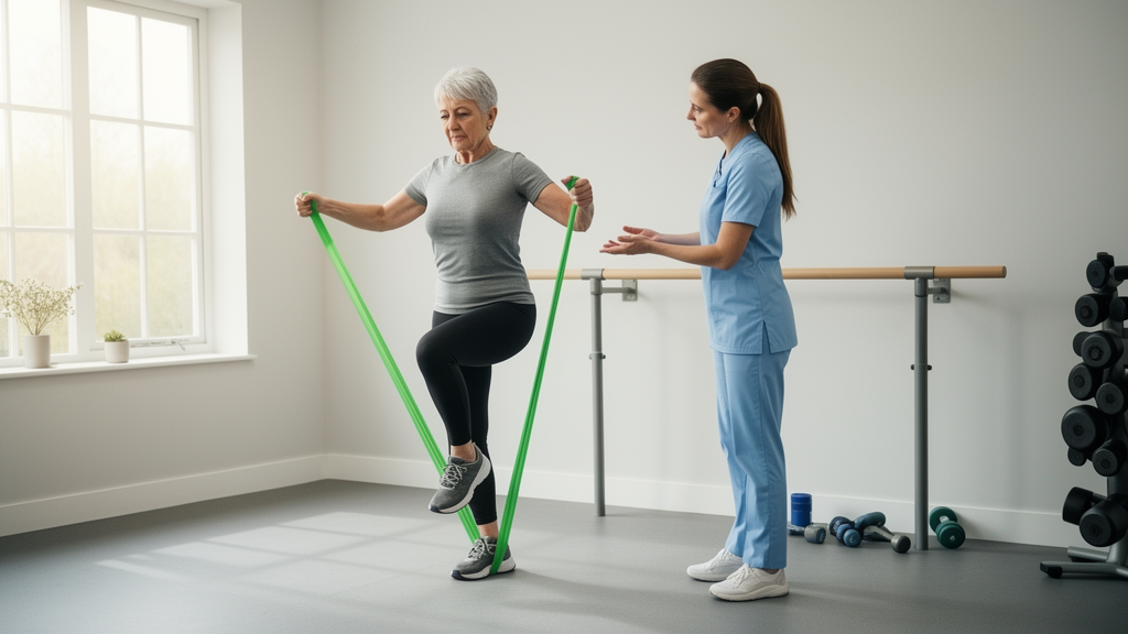 12 Weeks of Elastic Band Training Linked to Better Balance and Gait in Older Adults with Sarcopenia