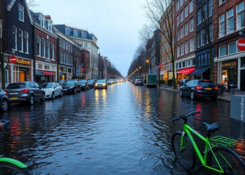 Rising seas could submerge a third of Amsterdam's cycling network by 2100