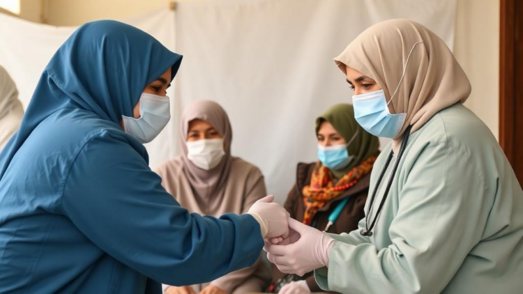 Community members stepped in to run a health trial for Syrian refugee women during Lebanon's 2024 conflict