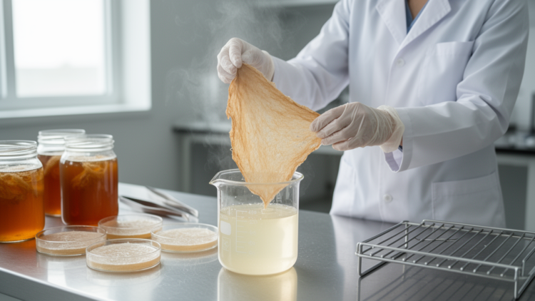 Research report: Effect of Bleaching Conditions on the Physicochemical, Crystallinity, and Thermal Properties of Bacterial Cellulose Leather from Kombucha SCOBY